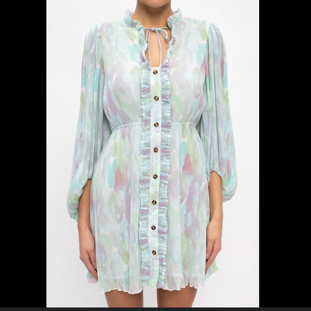 Ganni Pastel Multicolor Dress